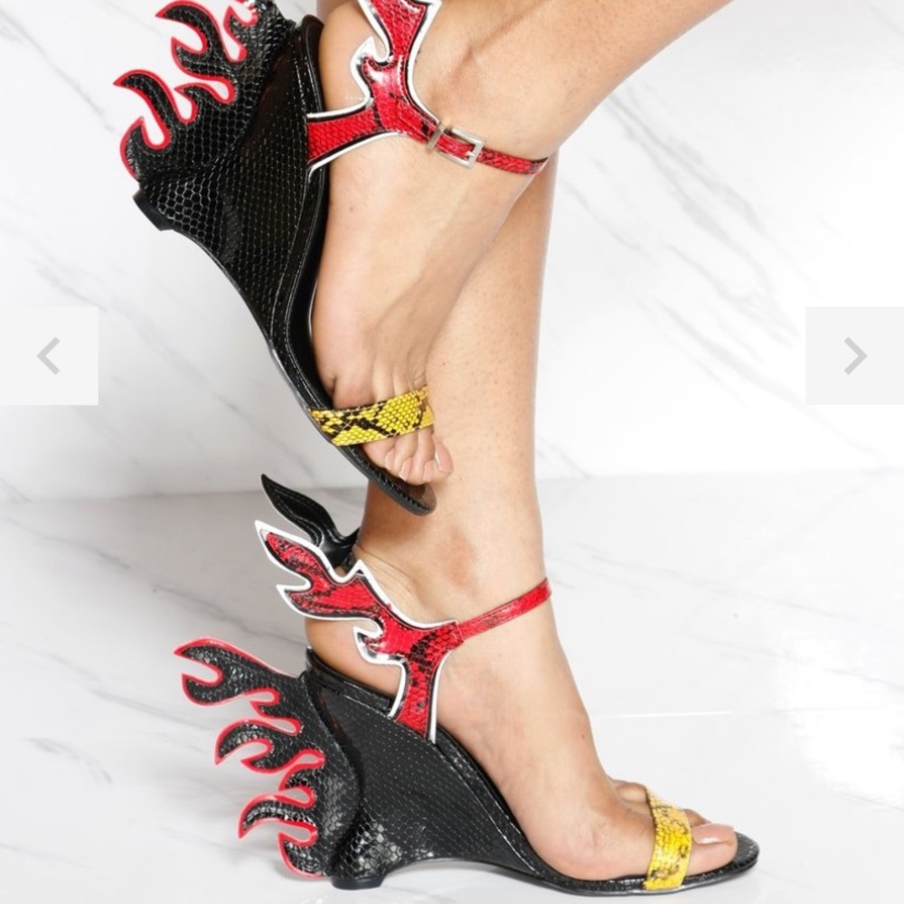 Fire Flame Wedge
